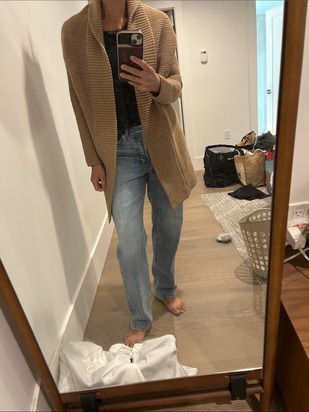 Babaton XXS merino wool cardigan